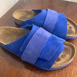 Birkenstock Kyoto nubuck in blue